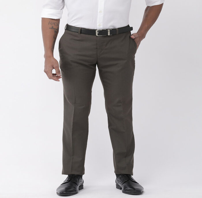 MAX Textured Slim Fit Formal Trousers  Max  Dwarka Sector 14  New Delhi